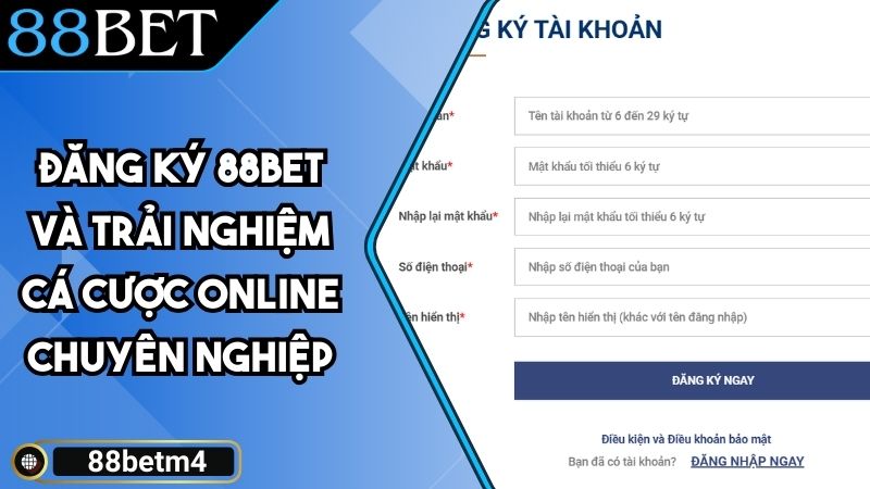 Ảnh đại diện đăng ký 88Bet